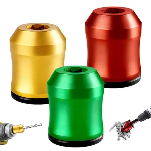 3pcs Strong Magnetic Screw Ring, Upgrade Screwdriver Head for Power Bits & Hex Screwdrivers, Removable Household Tool for Mechanics & Carpenters, Magnetic Screwdriver Tools