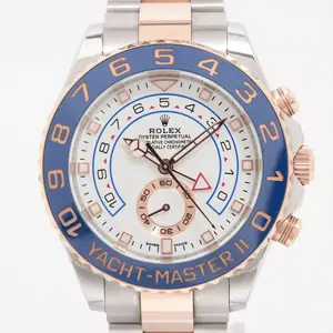 Rolex White Yacht Master Ii 44mm 116681