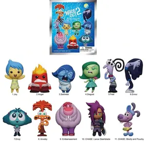 1pc Disney Officially Licensed Inside Out Series Mystery Blind Bag Random Keychain Figures Figurine 3D Bag Clip Backpack Charm Cute Cartoon Collectibles for Family Friends Perfect Birthday Christmas Halloween Gift Cute Keychains Keychain For Bags