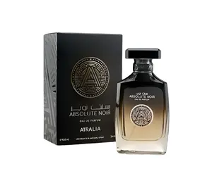 Atralia Perfumes | Absolute Noir | Men's Fragrance | 3.4 oz (100ml) Bottle | Eau de Parfum | Bergamot - Ambroxan & Patchouli Fragrance Notes