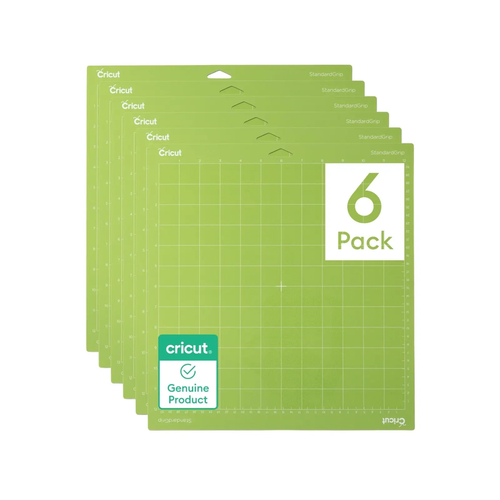 Cricut Standard Grip Machine Mat - 12 in x 12 in (6 ct) Cricut Standard Grip Machine Mat - 12 in x 12 in (6 ct)