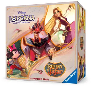 Ravensburger Disney Lorcana Reign of Jafar Illumineer's Trove Trading Card Game Featuring Minnie Mouse & Rapunzel for Collectors