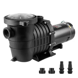 【Summervibes】VEVOR Above Ground Pool Pump,  2 HP, 110 GPM Max Flow Single Speed Swimming Pool Pump, 110V/240V 3450 RPM 59 ft Max Head Pool Pump with Filter Basket, for Above Ground Pools Hot Tubs Spas