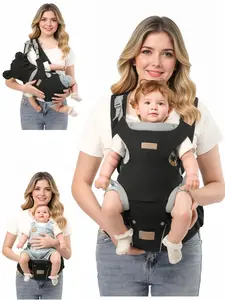 baby items baby essentials Ergonomic Multi-Position Baby Carrier Lightweight Baby Sling Carrier Easy to put on and take off Enhanced lumbar support For baby boys & girls Adjustable baby carrier,suitable for newborns to babies weighing 7–44 lbs.harness