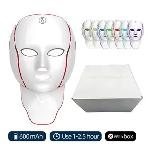 2026 New Portable Beauty Device Red Light Therapy Mask for Face 7 Modes LED Face Mask Light Therapy with 288 LEDs 630nm & 850nm Infrared Light Therapy Mask at Home Portable facial light therapy mask Skincare Set in i a wireless comfort skin care