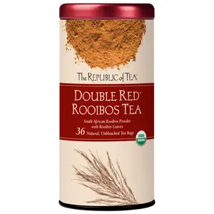 The Republic of Tea Double Red Rooibos Tea, 36 Tea Bags