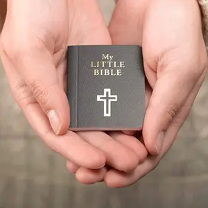 My Little Bible 2” Standard Edition - 6 Selections of Key Verses From Every Book, Tiny Palm-size OT NT , Classic 1769 KJV Text, 2" x 2.5”, Paperback