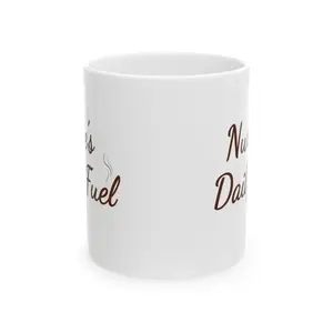 Nurse Appreciation Gift, Nurse Daily Fuel Coffee Mug, RN Gift, Nursing Student Essentials, Night Shift Nurse Present, Medical Worker Cup