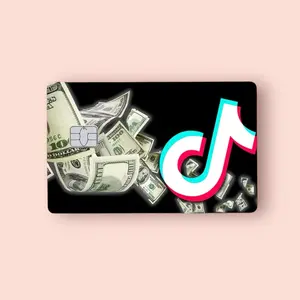 TikTok Shop Money Card Credit Card Sticker Debit Skin Decal Cover Waterproof Vinyl Easy To Apply