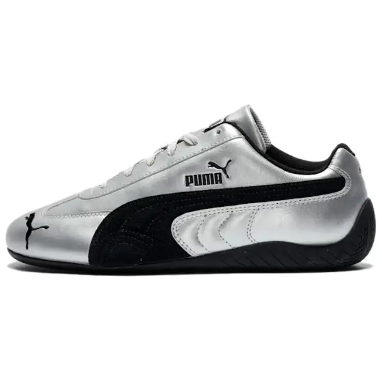 Puma Wmns Speedcat 'Metallic Pack - Silver Black', Women, Shoe, Shoes For Women, 40 Eu, 6 Us, Rubber, Leather Upper, 39 Eu, 7.5 Us, Casual, Runs Small - Size Up