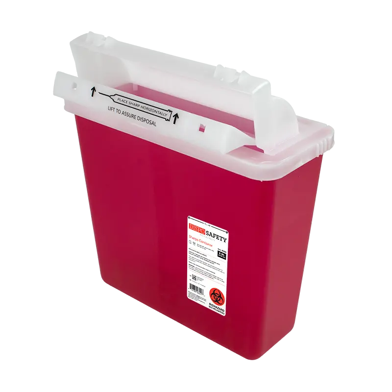 Dispo Safety Sharps Containers - 5-Quart
