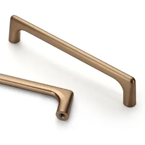 10 Pack 5 Inch(128mm) Champagne Bronze Cabinet Pulls, Cabinet Handles for Cupboard Drawer, Durable Kitchen Cabinet Hardware
