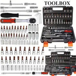 Complete 52-Piece Tool Kit – Portable Multi-Functional Toolbox for Home Repairs, Auto Maintenance & DIY Projects, Perfect Gift Idea
