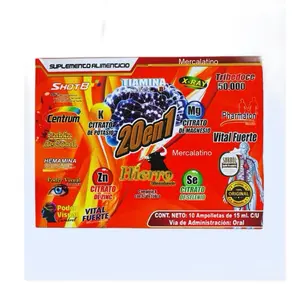 Hierro Bebible 20 en 1 with 10 Botellas de 15 ml