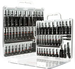 Impact Nut Driver Set, 55 count Deep Nut Driver Set, Metric/SAE Sockets, Bit Extension, 1/4'' Quick Change, Cr-V Steel for Automotive & Industrial Use