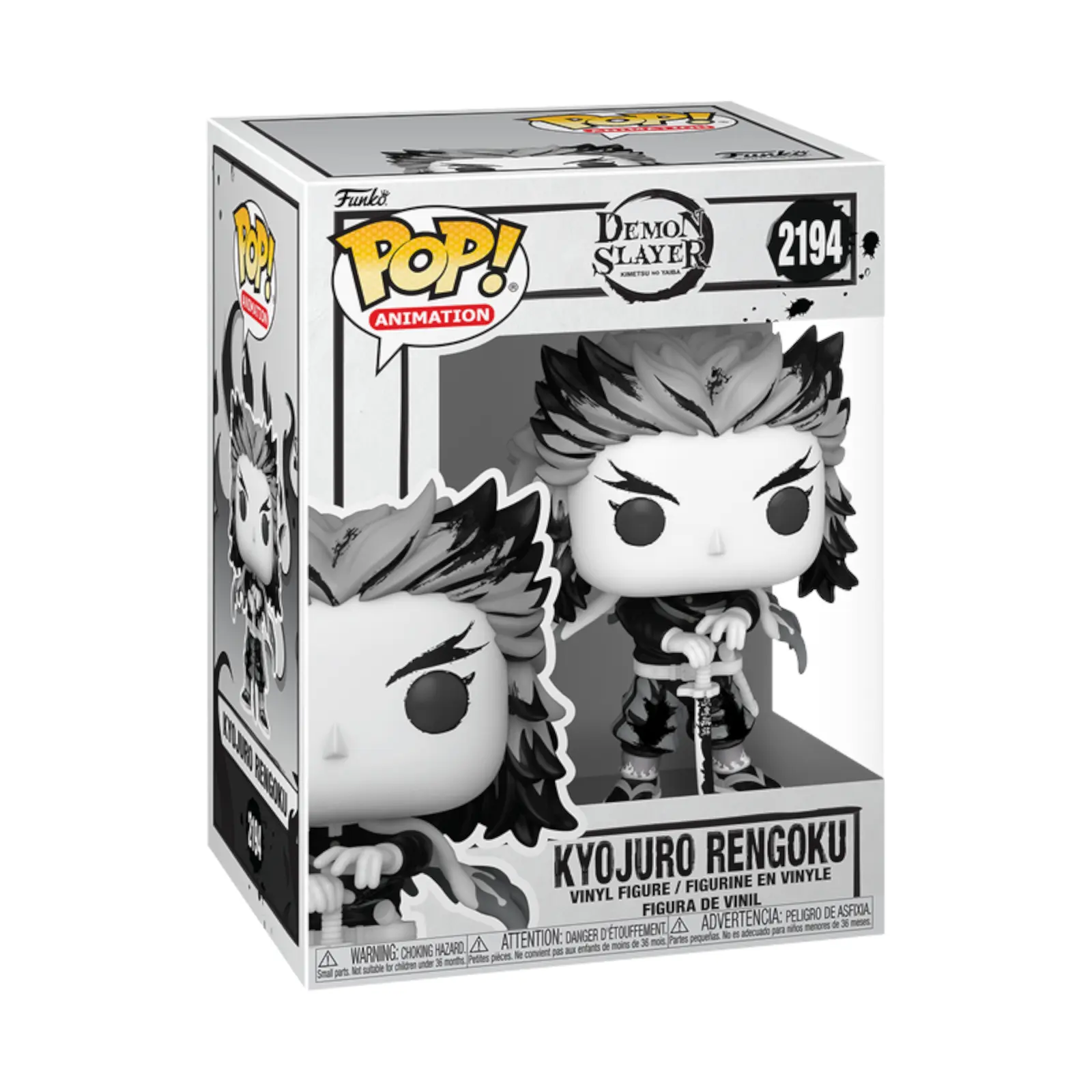 Funko Pop! Animation: Demon Slayer Icon - Kyojuro Rengoku (Sumi Deco) #2194 Vinyl Figurine, New Shelf Standout Display Piece with Collector's Guarantee for Rengoku Tribute & Gift Buyers