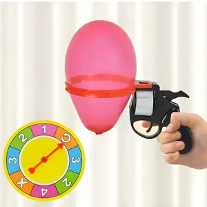 Fun Balloon Spin Game Set, Prank Water Party Interactive Tabletop Game, Random Color, Perfect for Parties & Gatherings