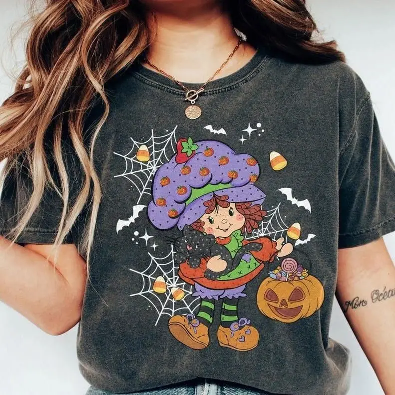 Strawberry Shortcake tshirt, Strawberry Shortcake Caaartoon Vintage tshirt, Halloween Caaartoon Nostalgia tshirt, gift for her, him