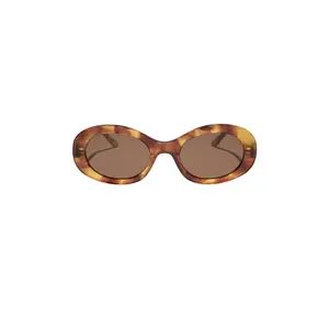 DIFF EYEWEAR Lainey Sunglasses in Brown Fleur & Brown