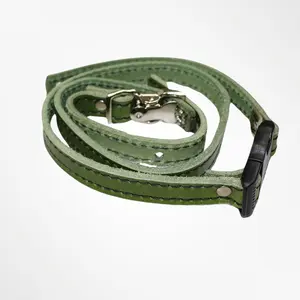 Firefighter Stitched Leather Fire Helmet Chin Strap