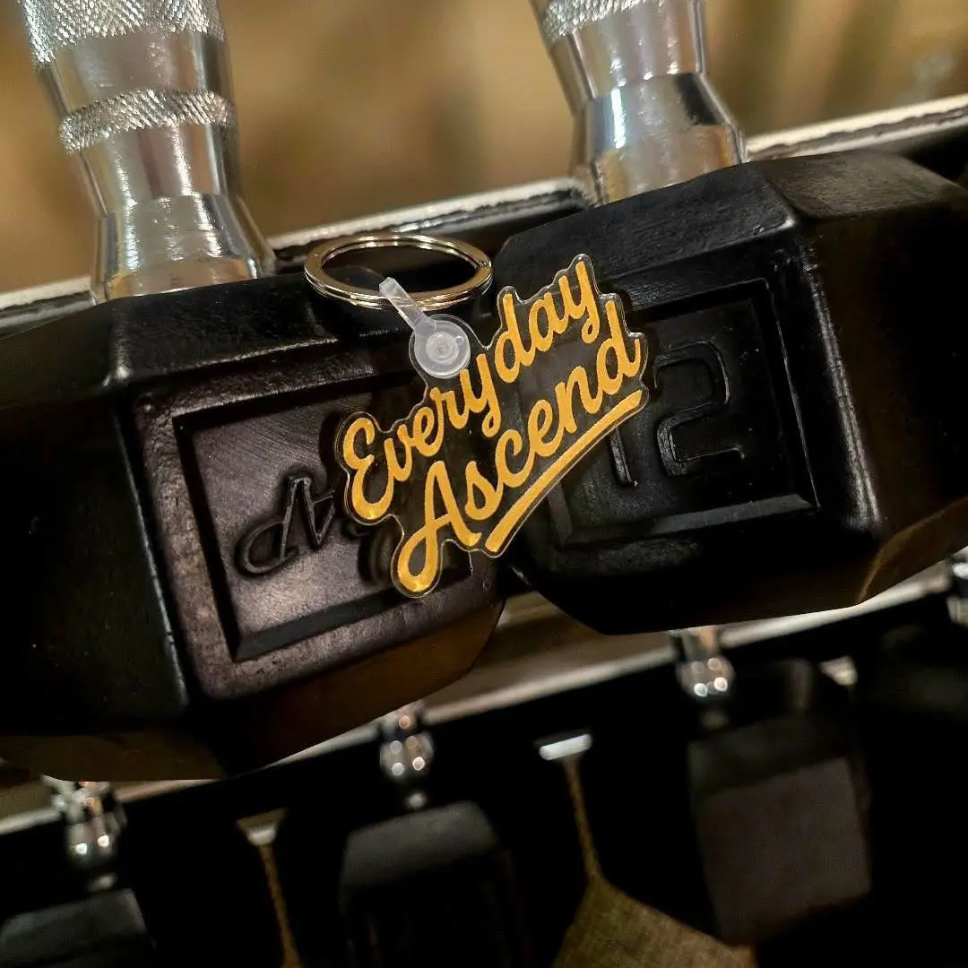 Company Logo Die Cut Acrylic Keychain