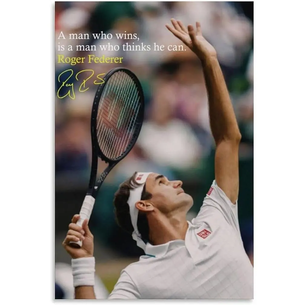 Roger Federer Poster Tennis Posters