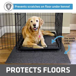 Drymate Premium Dog Crate Mat Liner, Potty Pee Pad For Potty Training - Absorbent, Waterproof, Trimmable, Reusable (Made in the USA with Recycled Materials)