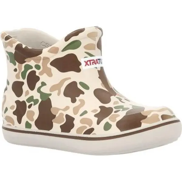 Yth Tufs Ankle Deck Boots - Duck Camo