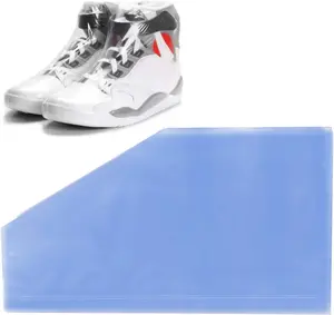 50 Pcs Disposable Large Plastic Shoe Shrink Wrap Bags - Plastic Sneaker Protector Cover Set for Gifts & Wrapping, Office Stationery Supplies