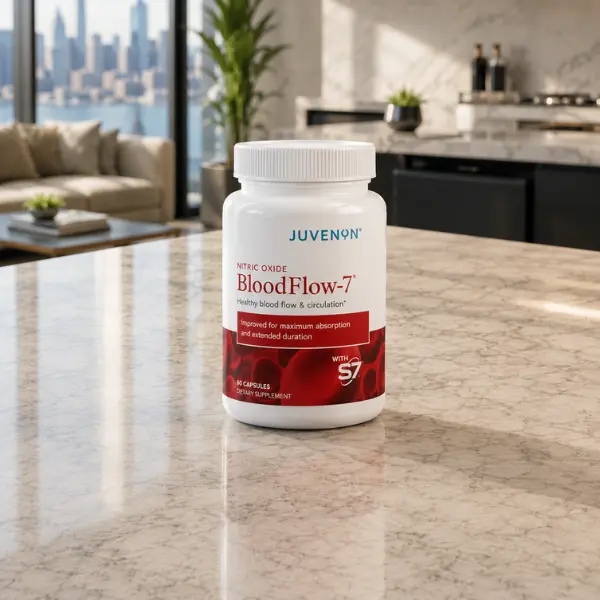 BloodFlow-7 – Dietary Supplement - Nitric Oxide for Healthy Circulation & Blood Pressure Support - Edible Capsule