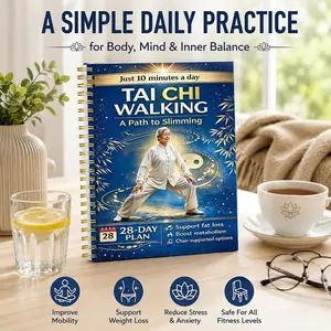 Tai Chi Walking Weight Loss This 28-day Progressive Training Program for the Elderly This Gentle, Joint-friendly, Low-impact, Assisted by a Chair Can Improve Balance, Stability and Daily Fitness Indoors and Outdoors | for Beginners