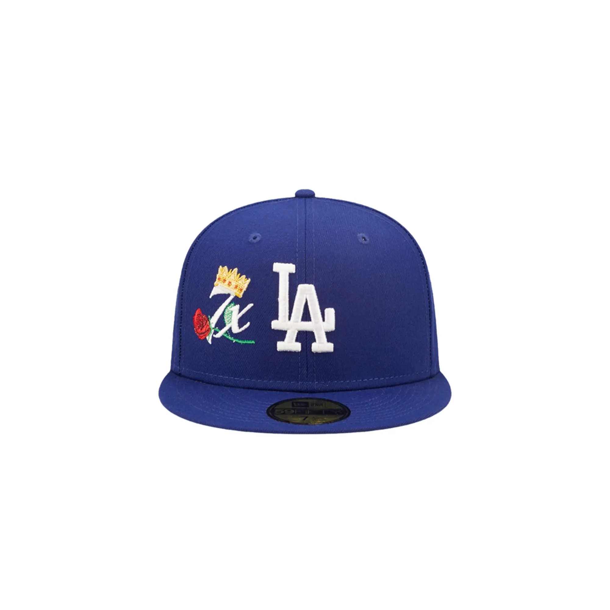59Fifty MLB Los Angeles Dodgers Crown 7X Champs Fitted Hat "Blue" 60243481