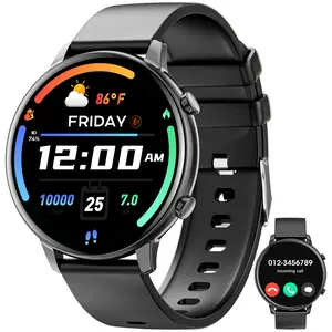 Smart Watch for Men Women, 1.39" HD Touchscreen Fitness Watch with Bluetooth Call&Message Notifications, 100+Sport Modes, 24/7 Heart Rate/Sleep Monitor, IP67 Waterproof Fitness Tracker for Android iOS