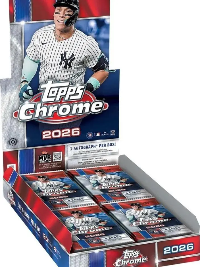 2026 Topps Chrome Baseball - Hobby Box