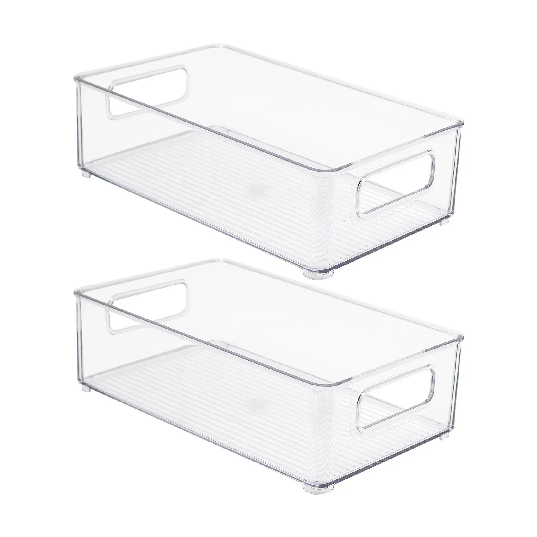 Sorbus 2 Pack Medium Plastic Storage Bins