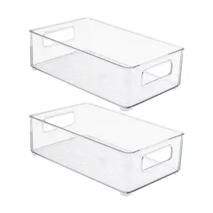 Sorbus 2 Pack Medium Plastic Storage Bins