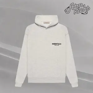 Fear of God Essentials Hoodie FW22 (Light Oatmeal) Authentic Brand New Fashion Streetwear Hypebeast Limited Gift