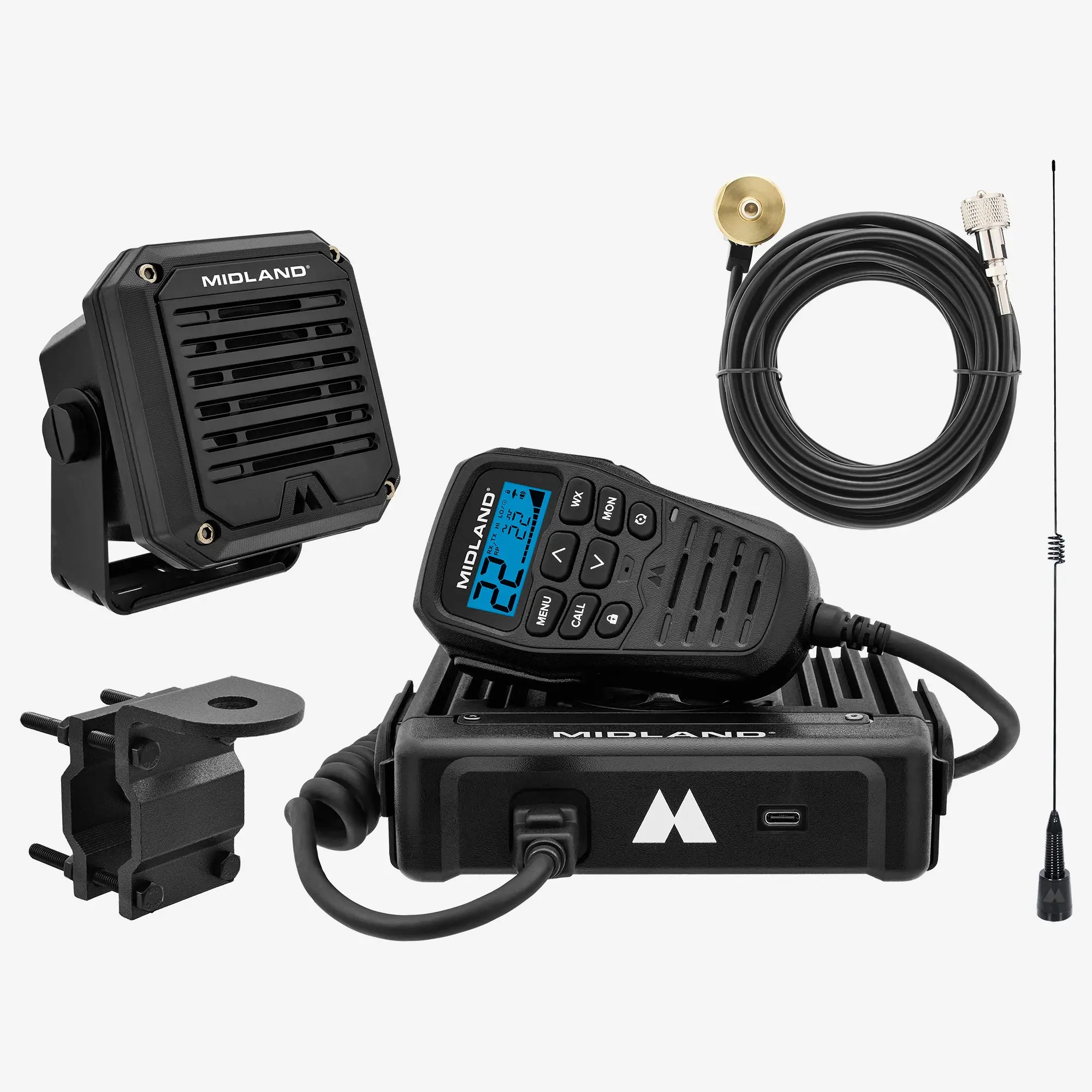 MicroMobile® GMRS 50-Watt Radio and Speaker Bundle | MXT575SPVP