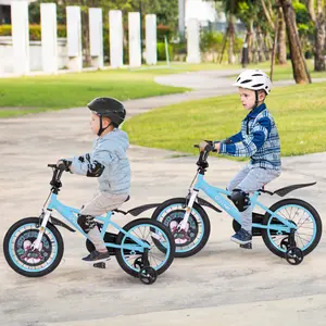 COSTWAY - 16 Inch Kids Bike with Adjustable Handlebar and Saddle for 4-8 Years Old-16 inches