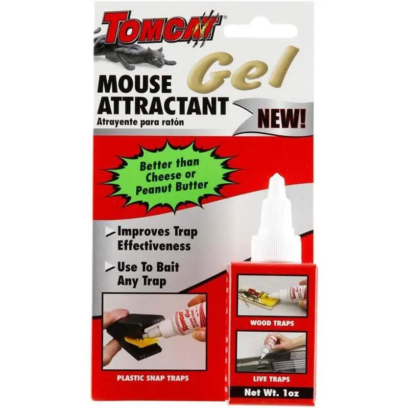 Tomcat Mouse Attractant Gel - Pest Control Product for Indoor Pest Control, 1oz (1 oz Bottles) That Improves Traps