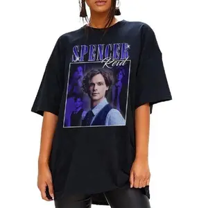 Spencer Reid Vintage 90S Style Unisex T-Shirt - Retro Criminal Minds Tee For Fans