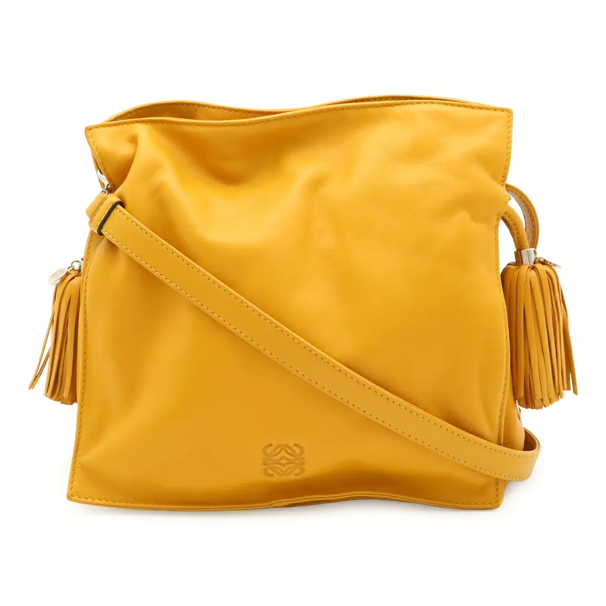 Pre-owned Loewe Lambskin Shoulder Bags Flamenco Nappa Leather Shoulder Bag