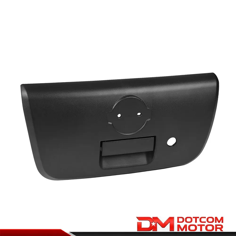 Tailgate Rear Handle W/ Bezel & Keyhole Textured Fit For 01-04 Nissan Frontier N