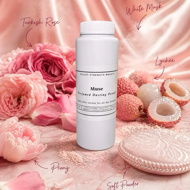 Valley Strength Beauty Scented Dusting Powder | Designer Inspired Fragrance Body Powder