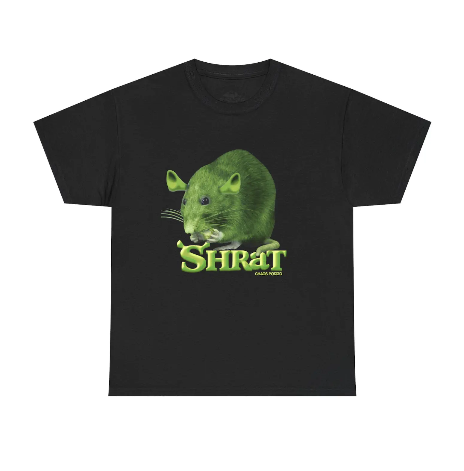 Shrat Rat Meme T-Shirt, Funny Graphic Tee, Parody Animal Top, Cute Gift Idea, Novelty Tee for Meme Lovers