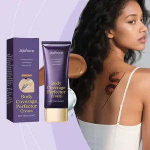 zephoco Deep Skin Tone Long Lasting Body Concealer✨Gentle Lightweight Complexion Perfecting Natural Look Cover Blemishes Face & Body Use Makeup Concealer Cosmetic Coverage Body Coverage Perfector