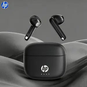 HP Wireless Earphone, 1 Count In-ear Design Tws Noise Cancelation Headphone with Charging Case, Stereo Bass Earbuds, IPX4 Waterproof Sports Earphone, Chargeable