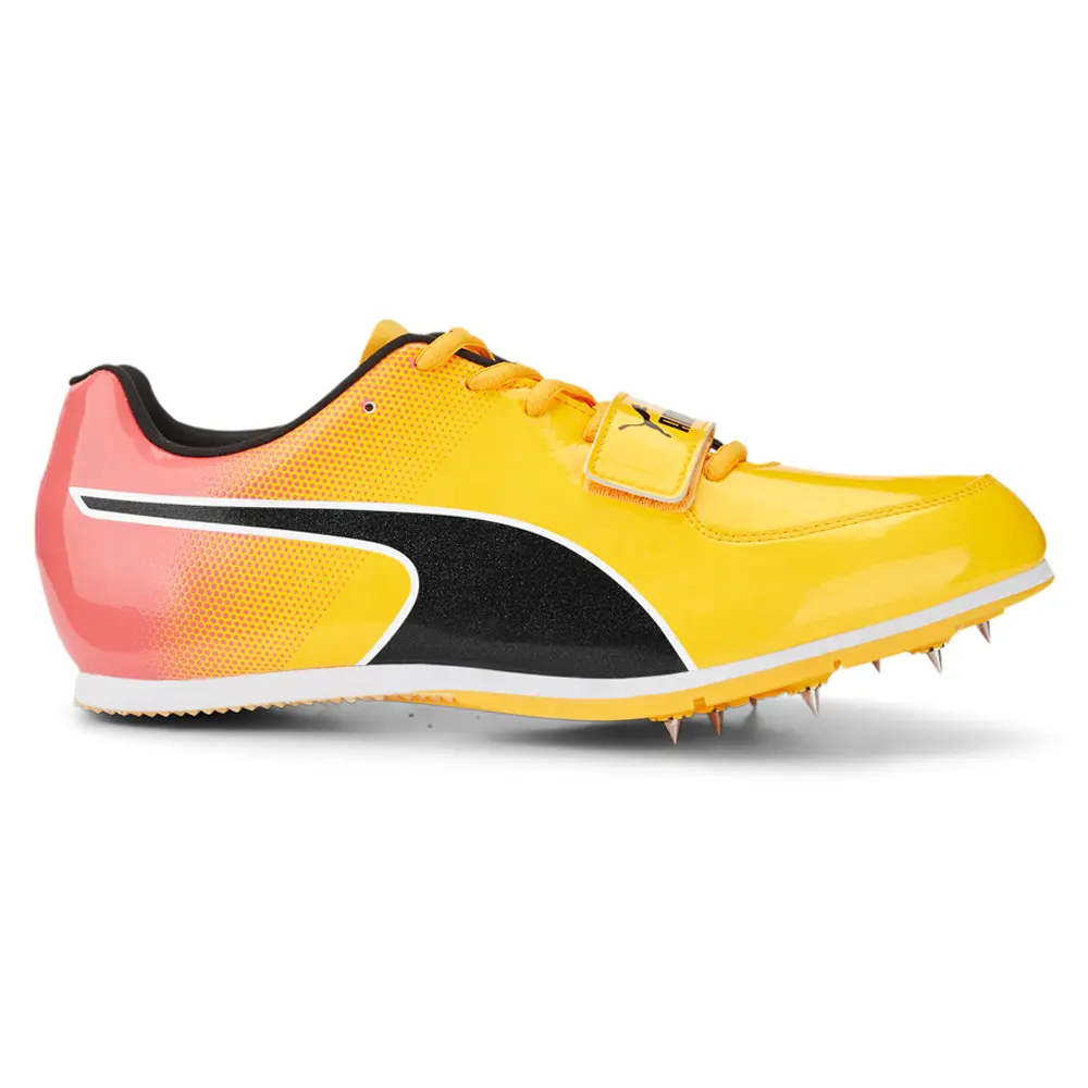 PUMA Mens Evospeed Long Jump 10 And Field Running Sneakers Shoes - Yellow