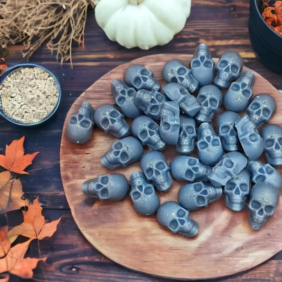Spooky Shapes Halloween Scented Wax Melts - Handcrafted-Look Bakery Box Packaging, Non-Toxic Aromatherapy Wax Melts, 36-Hour Fragrance, Deodorant, Smokeless Sleep Aid, Home Decor Gift Ornament, Aromatherapy Candle