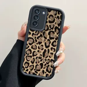 A unique and fashionable leopard print phone case, TPU shockproof full protection case, suitable for Samsung S21/22/23/24/25/NOTE20 PLUS ULTRA FE A13/14/15/16/17/33/34/35/36/52/53/54, an ideal gift for friends and family, T323